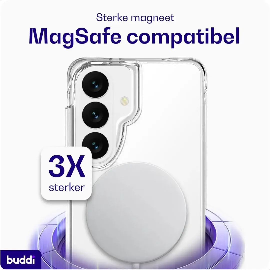 Buddi Core Hoesje Samsung Galaxy S26 - MagSafe - Transparant