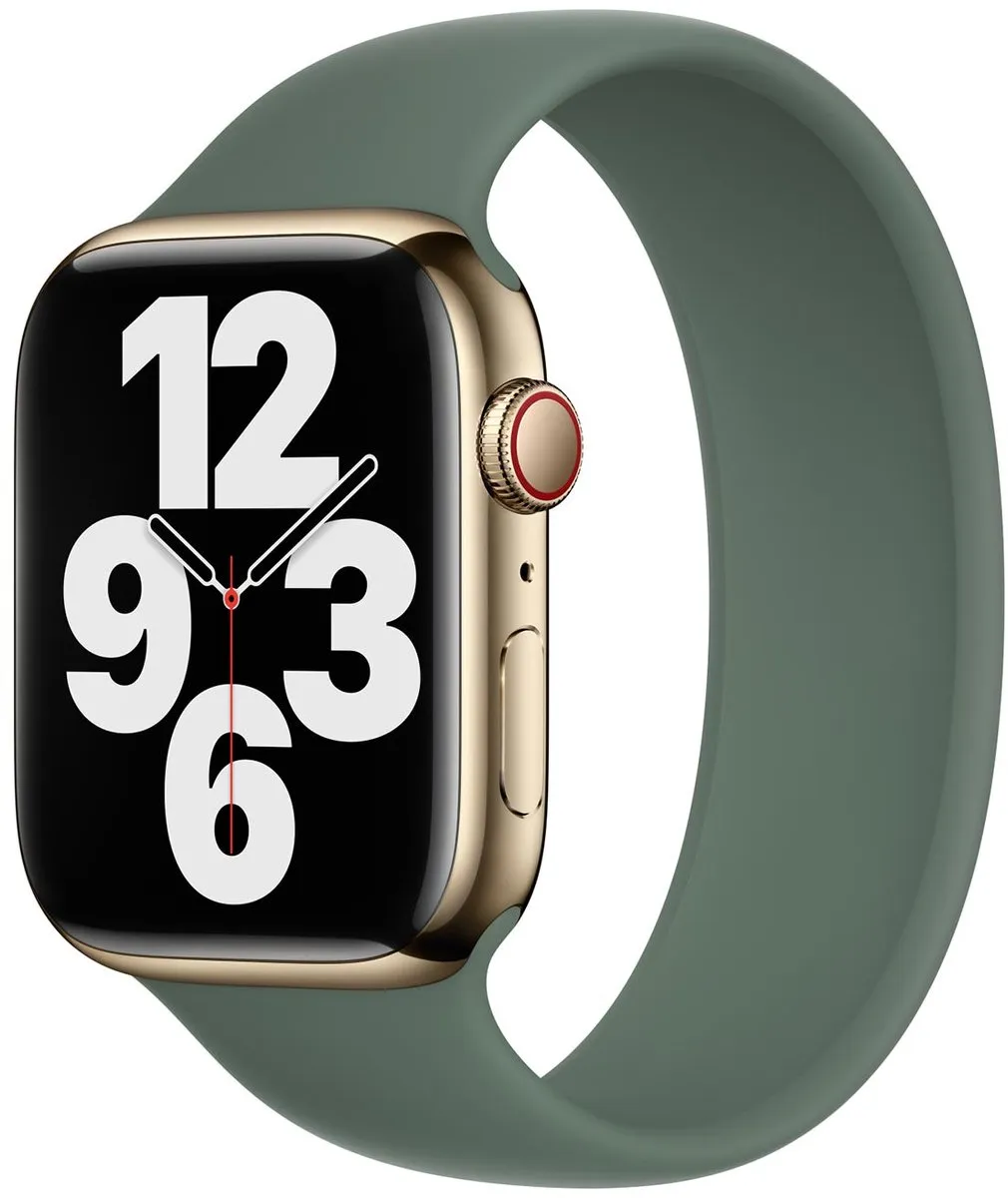 Apple Siliconen Smartwatchband Eucalyptus