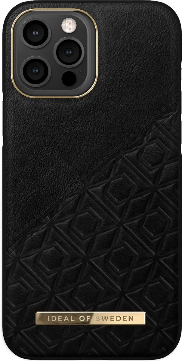 iDeal of Sweden iPhone 13 Pro Max Hoesje Embossed Black - afbeelding 2 van 5