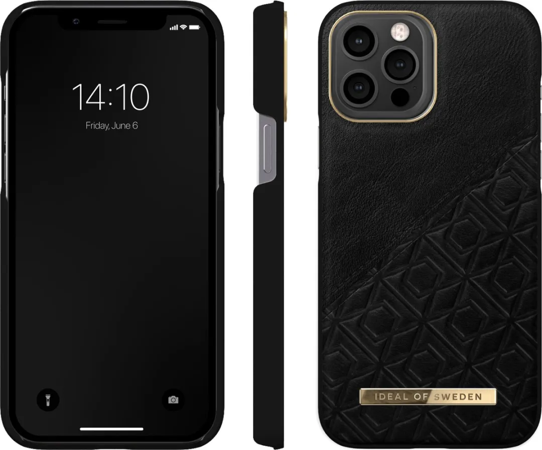 iDeal of Sweden iPhone 13 Pro Max Hoesje Embossed Black - afbeelding 3 van 5