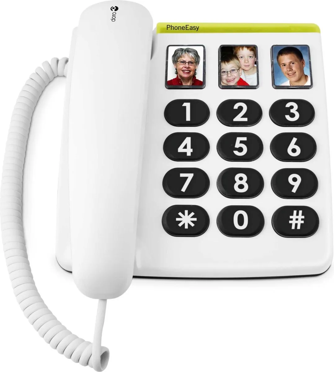 Doro PhoneEasy 331ph Vaste Telefoon - Wit