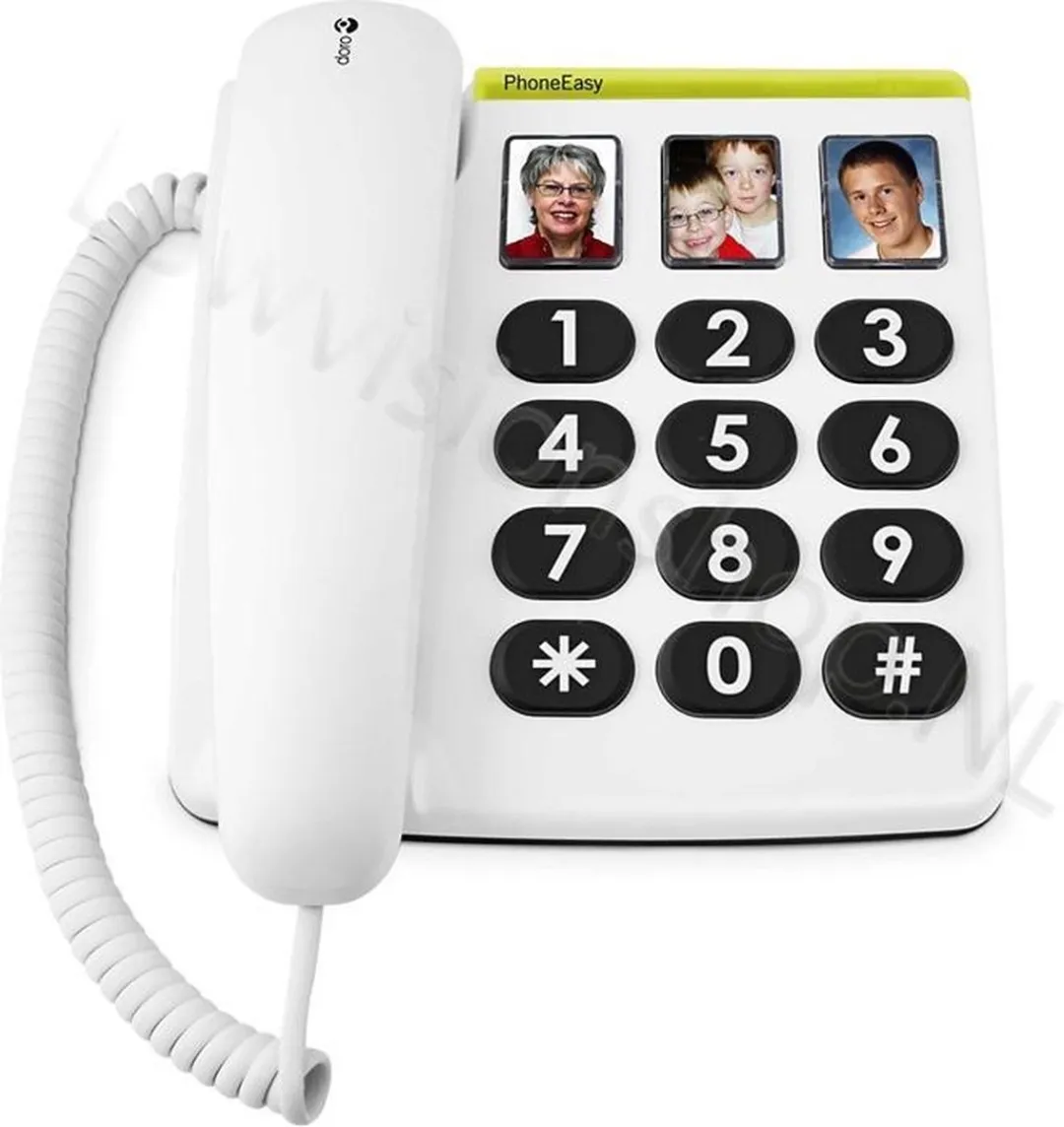 Doro PhoneEasy 331ph Vaste Telefoon - Wit
