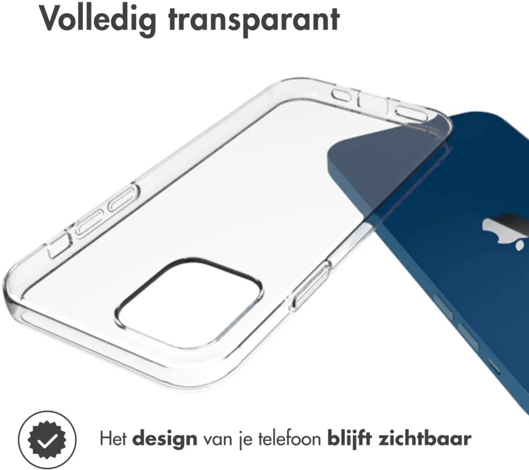 Accezz Hoesje iPhone 12 Mini - Transparant