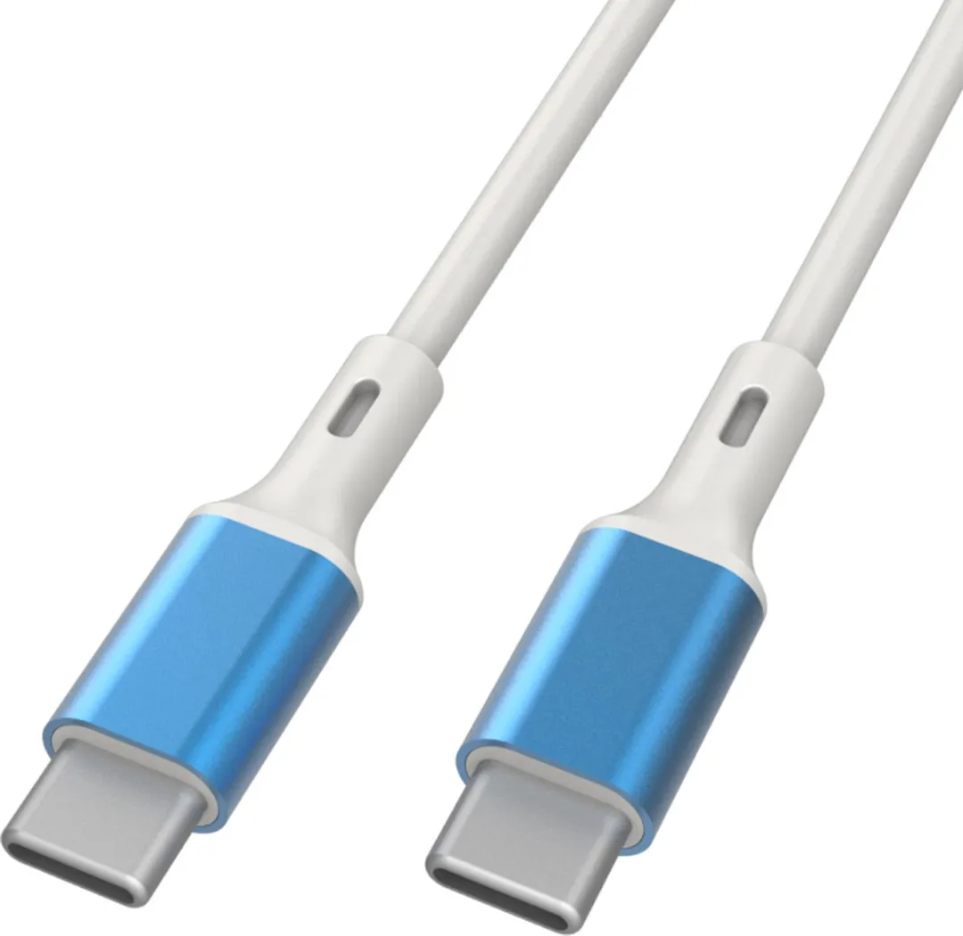 GB USB-C oplaadkabel Mystic Blue edition 2m- Geschikt voor Samsung - Oneplus - Google Pixel - iPhone 15 - Apple - 60W snellader