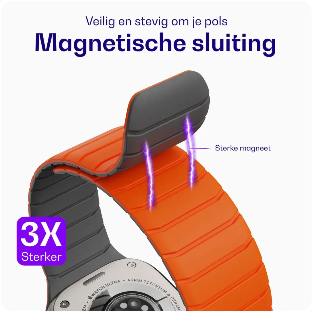 Buddi Fuse Magnetisch Bandje Apple Watch - 38/40/41/42mm - Oranje