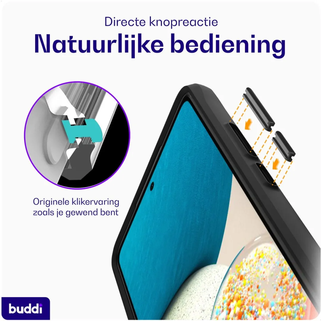 Buddi Hybrid Hoesje Samsung Galaxy A54 - MagSafe - Transparant Zwart - afbeelding 6 van 6