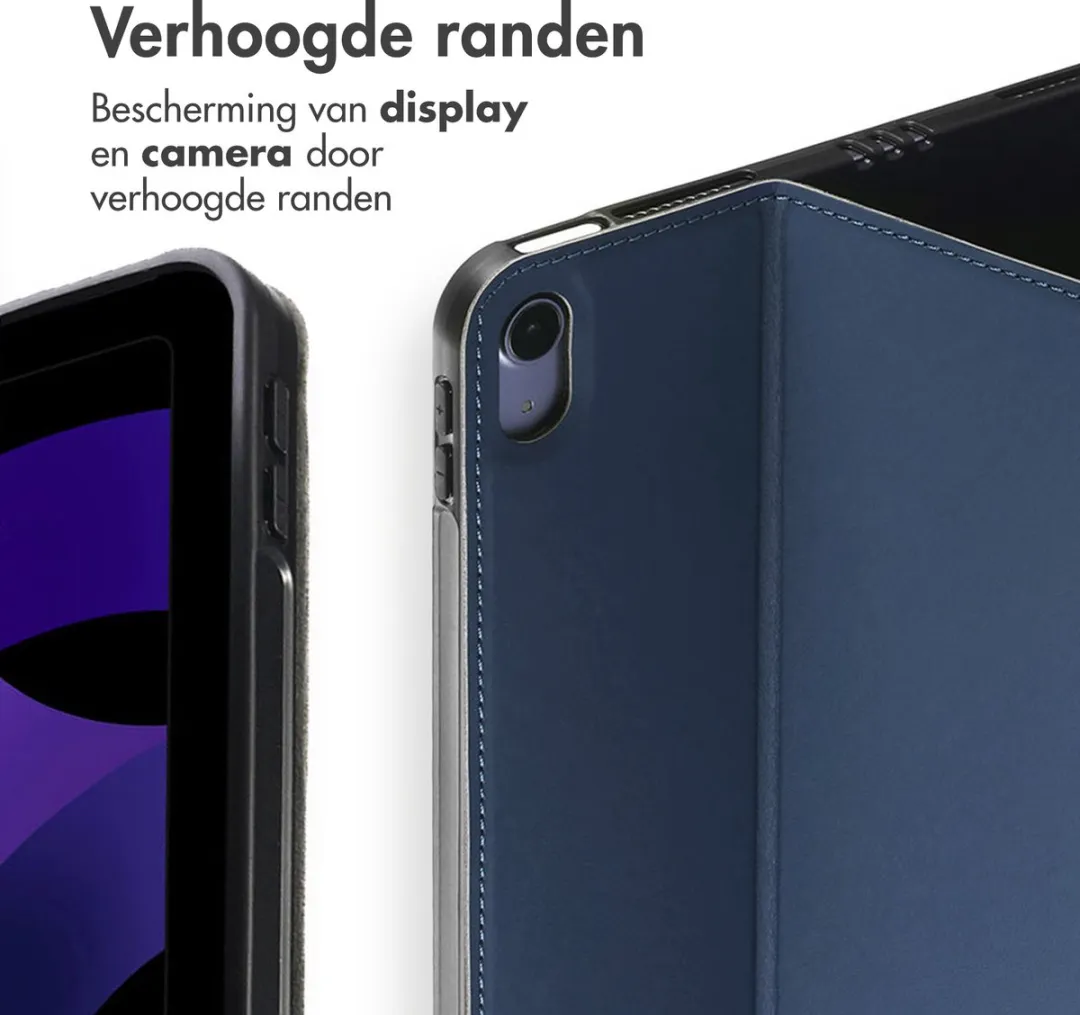 Accezz Tablethoes SH00068398 - Apple iPad Air 11 - Donkerblauw