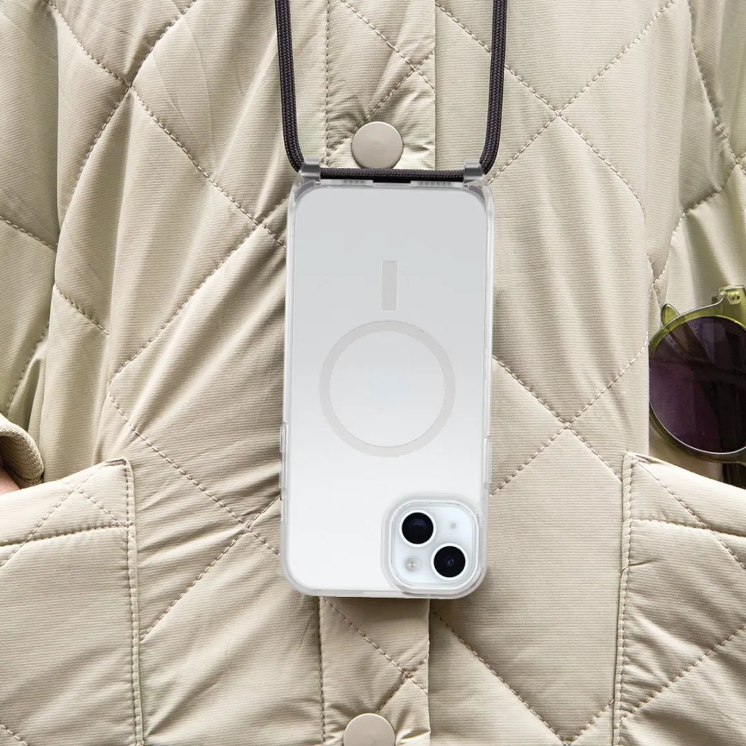 OtterBox React Necklace iPhone 15 Plus Hoesje - Transparant 77-93579