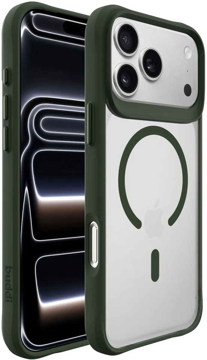 Buddi Hybrid Hoesje iPhone 17 Pro Max - MagSafe Groen