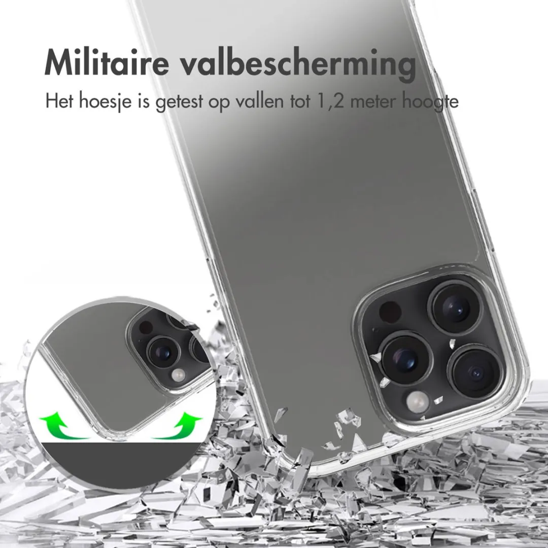 Accezz Xtreme Impact Backcover 2.0 iPhone 16 Pro Max Hoesje - Transparant