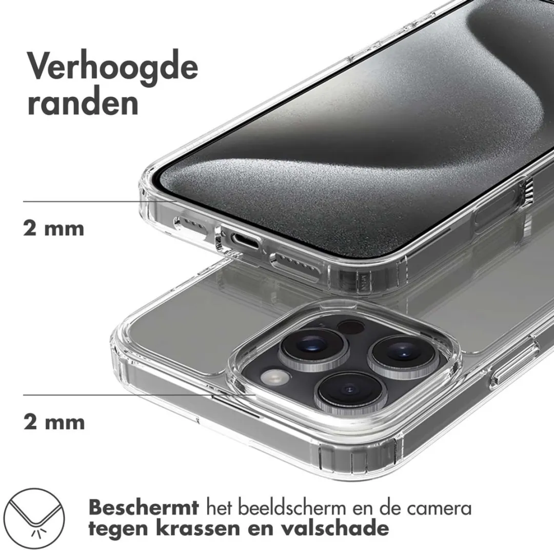 Accezz Xtreme Impact Backcover 2.0 iPhone 16 Pro Max Hoesje - Transparant