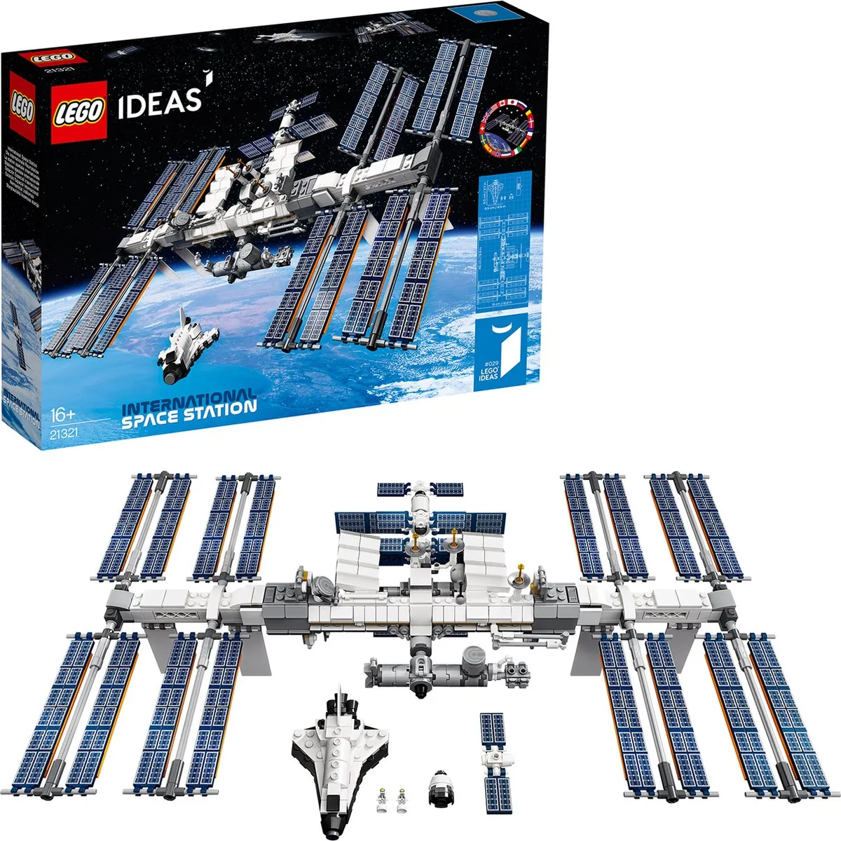 LEGO Ideas Internationaal Ruimtestation 21321 - 864 Stukken