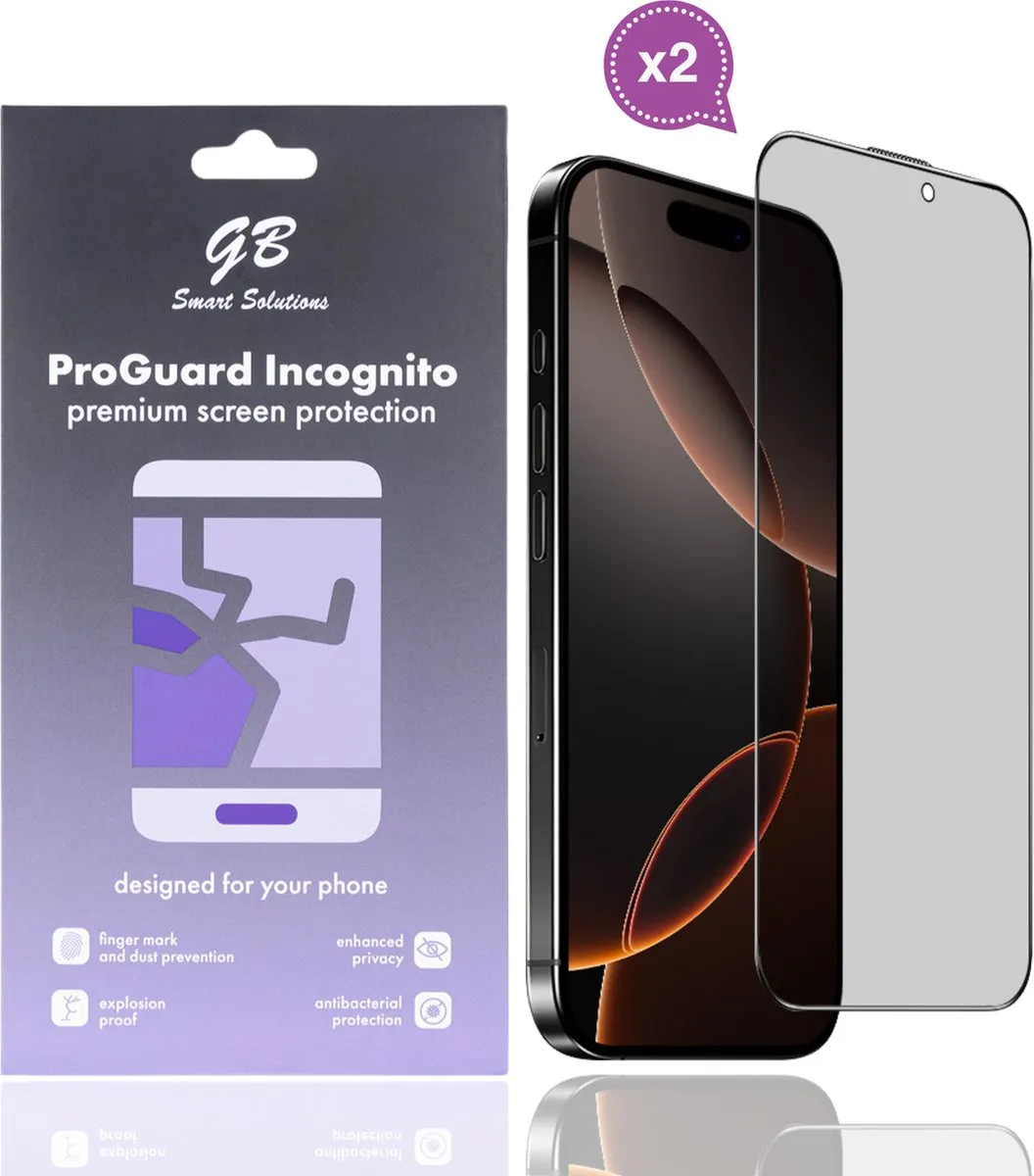 GB ProGuard Incognito Privacy Screenprotector iPhone 16 Pro Max