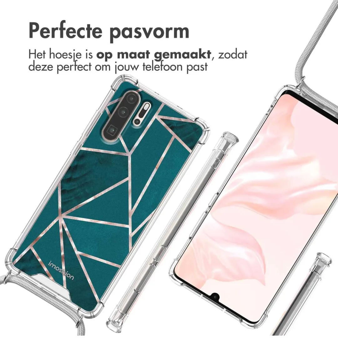 Imoshion Hoesje Huawei P30 Pro - Petrol Green Graphic
