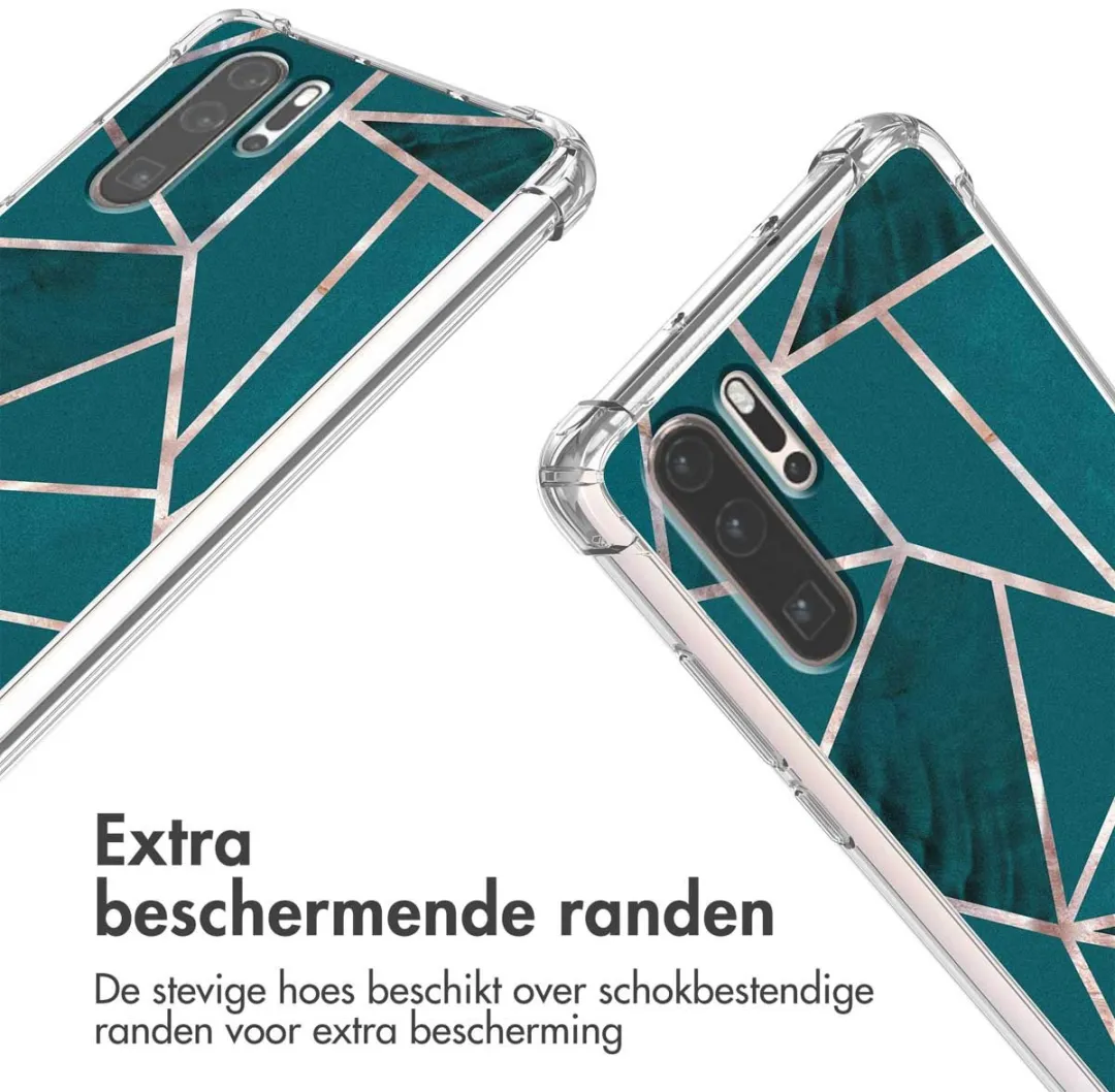 Imoshion Hoesje Huawei P30 Pro - Petrol Green Graphic