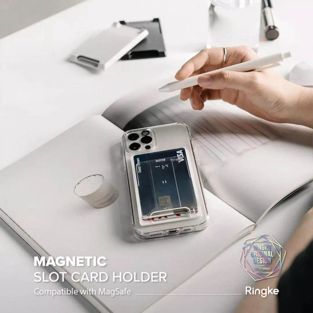 Ringke Magnetische Portemonnee MagSafe - 3 Pasjes - Zwart