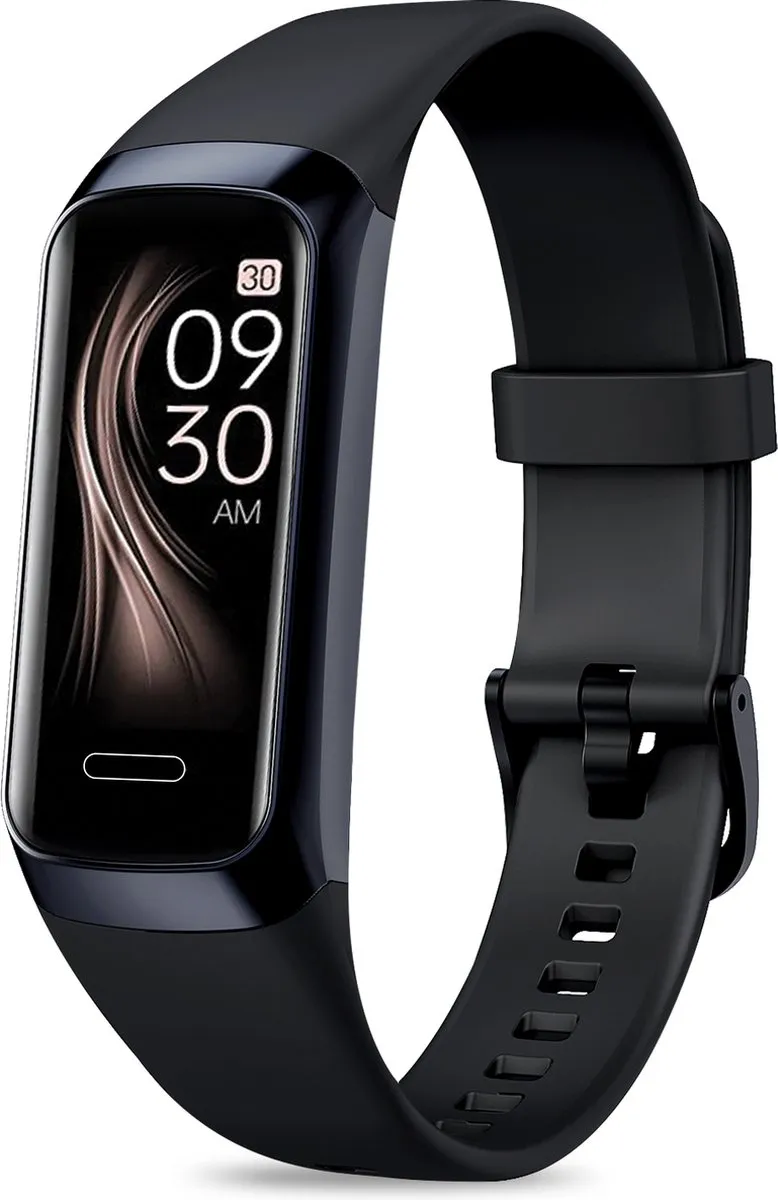 FITAGE Activity Tracker - Stappenteller & Hartslagmeter - Zwart