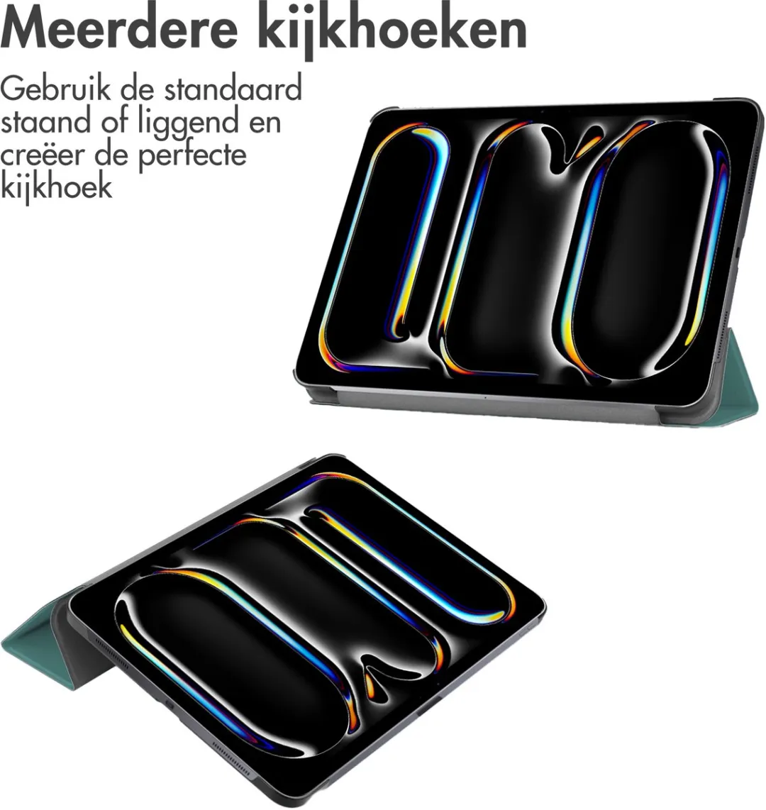 Imoshion Tablethoes SH00074574 - Trifold Bookcase - Donkergroen
