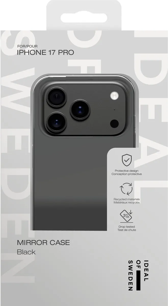 iDeal of Sweden Mirror Case iPhone 17 Pro - Mirror Black - afbeelding 3 van 6