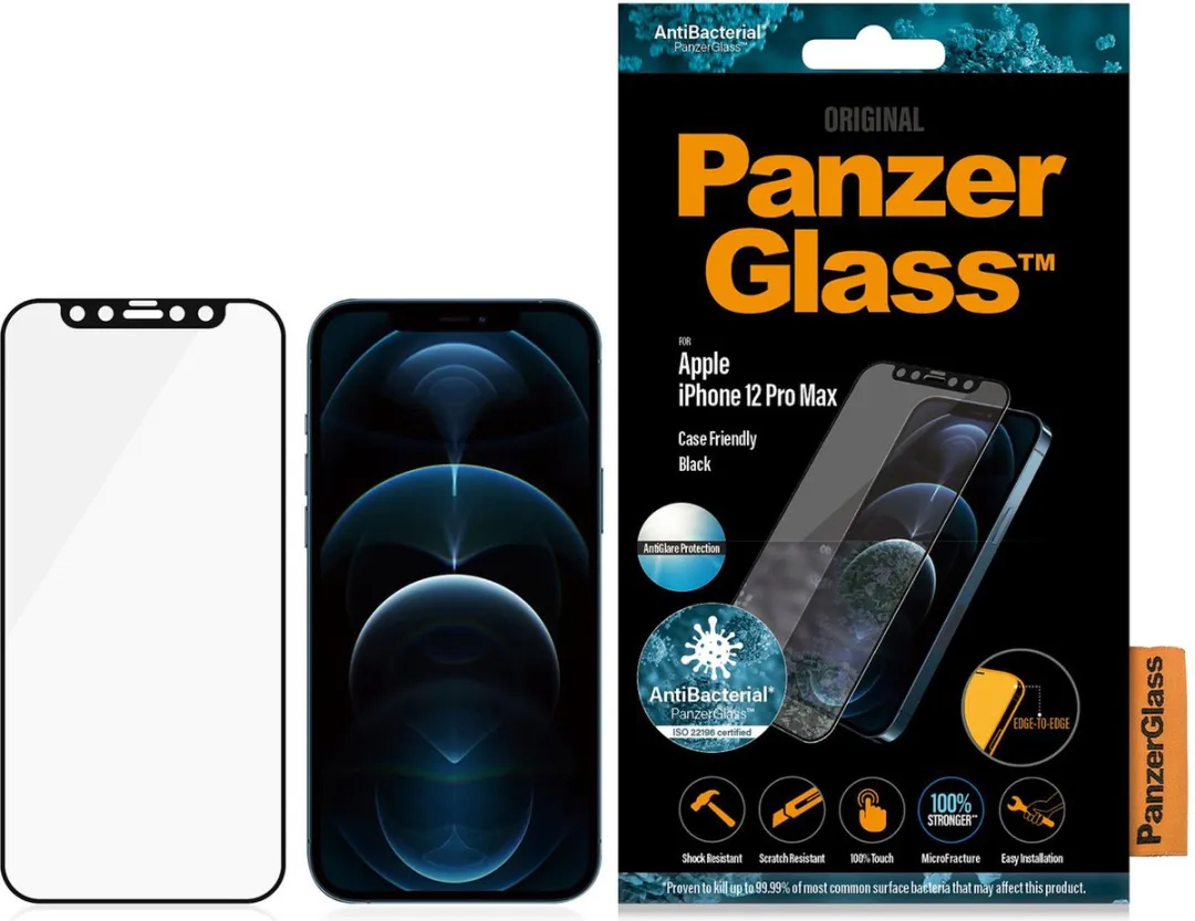 PanzerGlass iPhone 12 Pro Max Anti-Glare Schermbeschermer