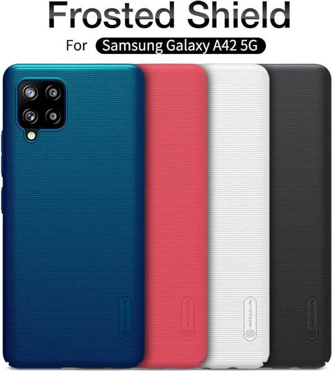 Nillkin Super Frosted Shield Hoesje A426-7 - Rood - afbeelding 6 van 6