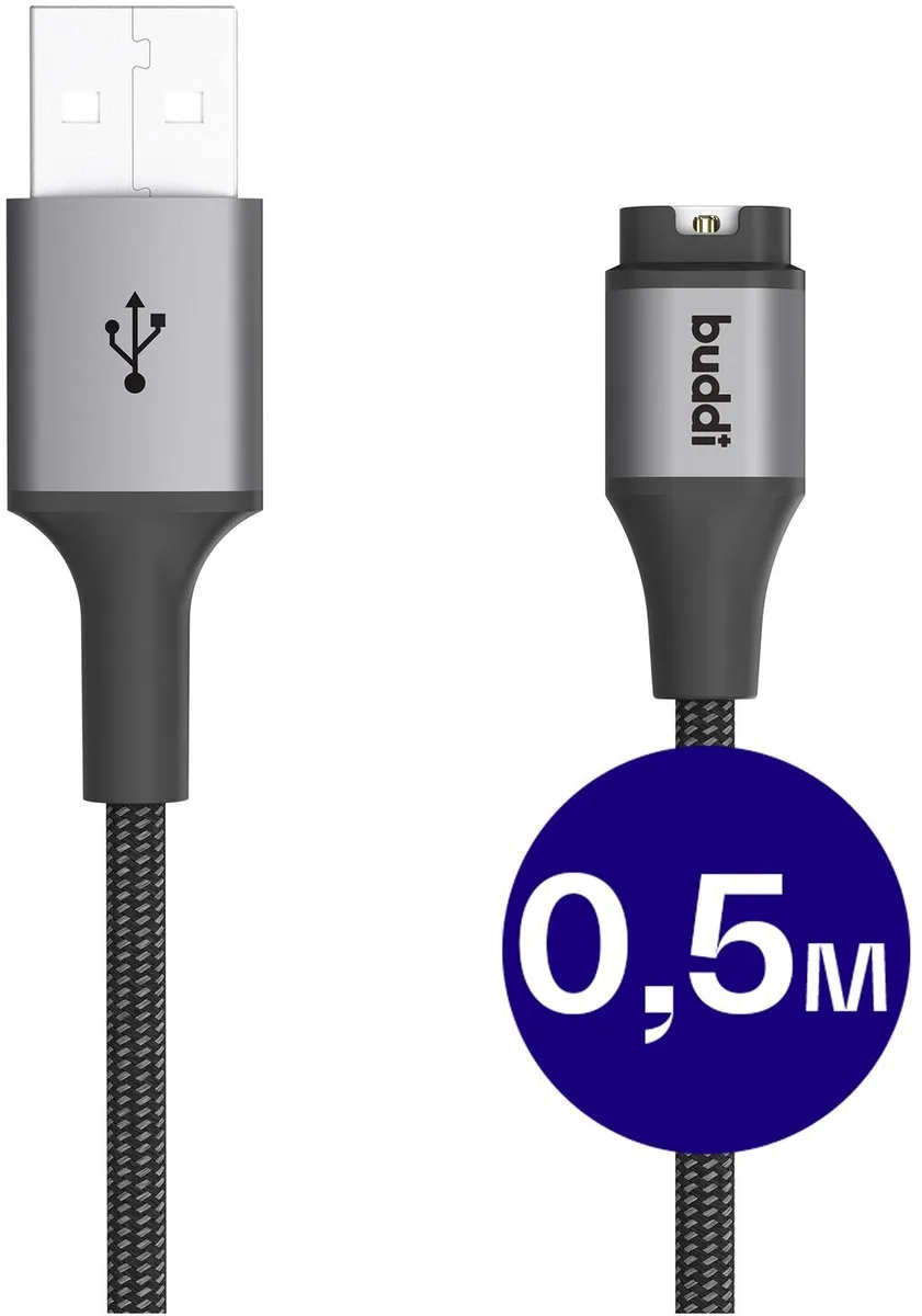 Buddi Flex Garmin Watch Kabel USB-A 0.5m