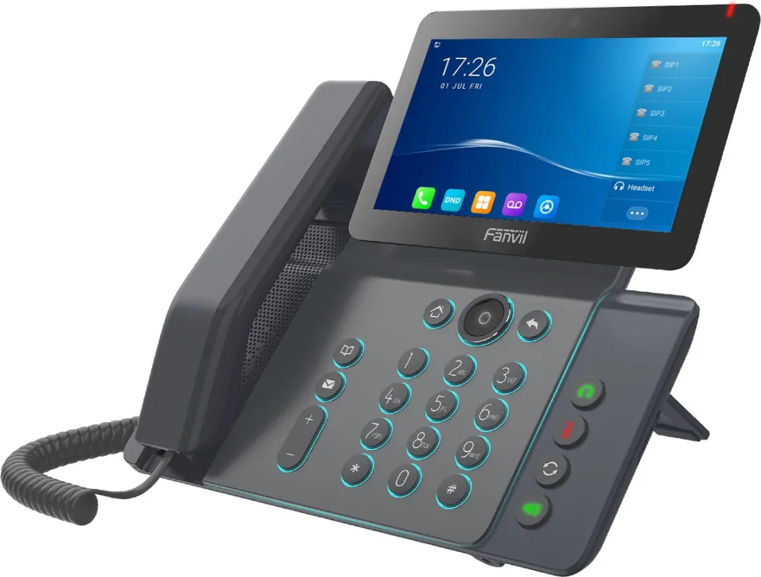 Fanvil V67 IP Telefoon - 20 Regels LCD - 7" - Zwart - afbeelding 2 van 5