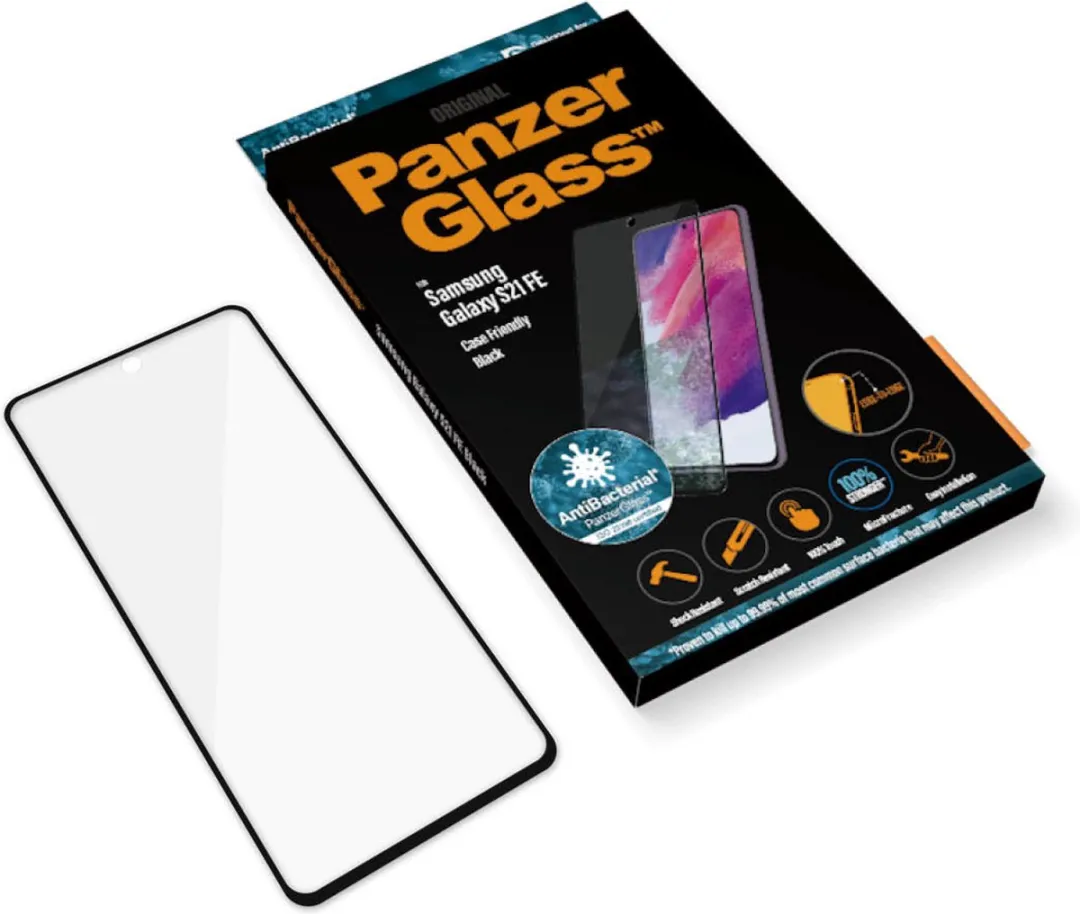 PanzerGlass PG72759 Screenprotector - Samsung Galaxy S21 FE - Zwart
