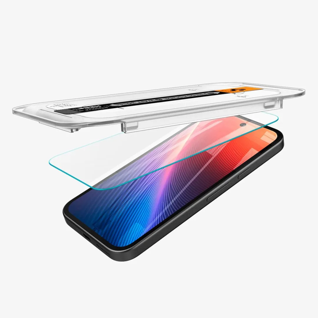 Spigen GLAStR EZ Fit Screenprotector + Applicator voor de Google Pixel 9a