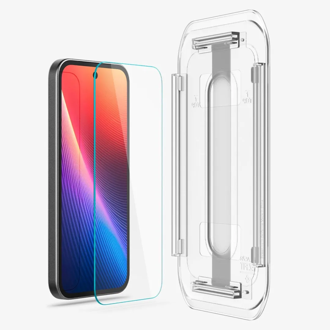 Spigen GLAStR EZ Fit Screenprotector + Applicator voor de Google Pixel 9a