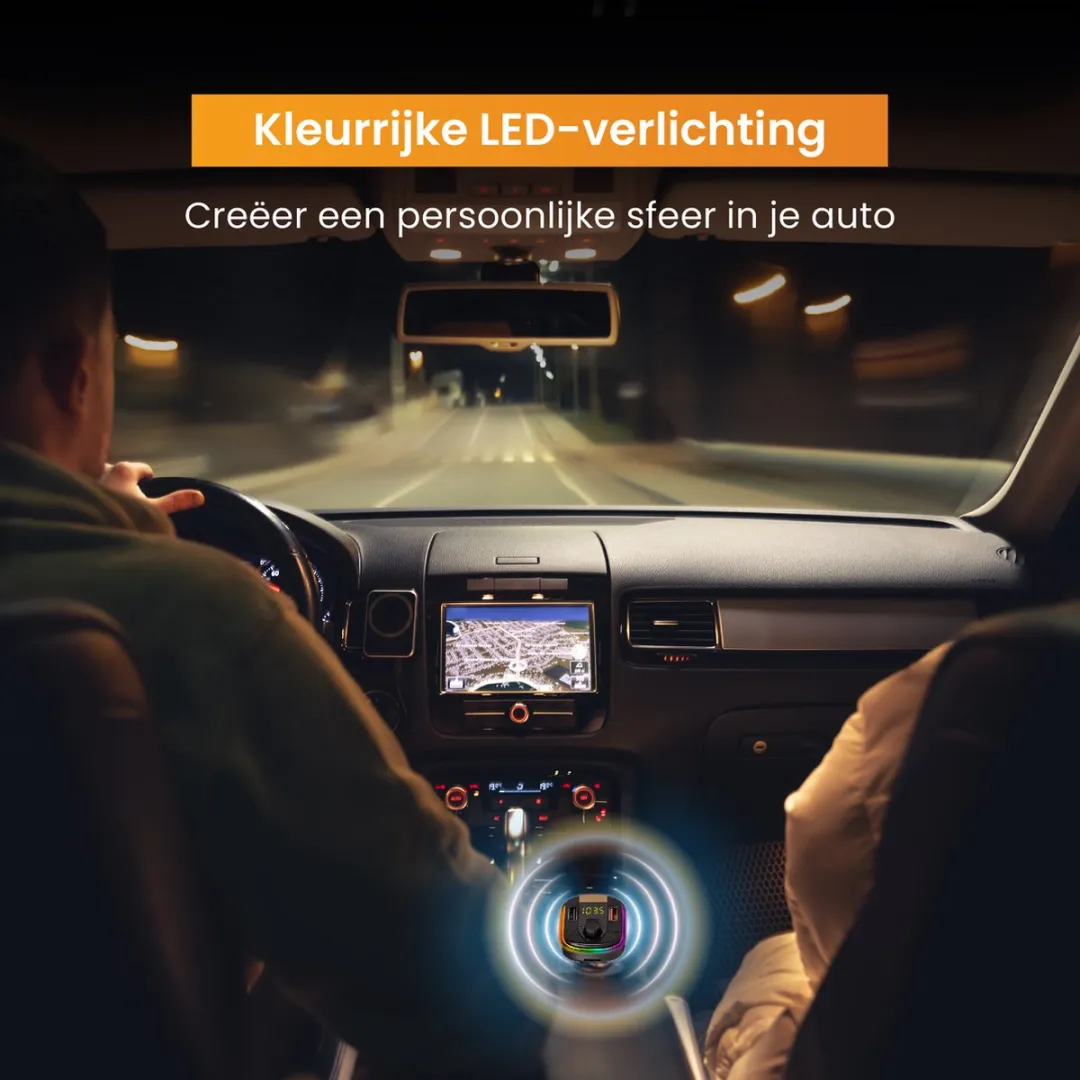 R2B Bluetooth Transmitter Auto - FM-zender & Ontvanger - USB C/A & Micro SD