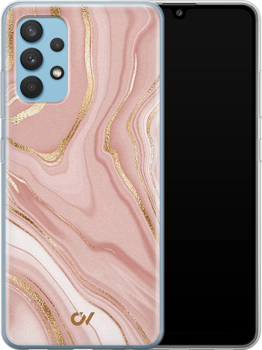 Casevibes Hoesje Samsung Galaxy A32 4G - Roze Marble - S/A324G/UV/014