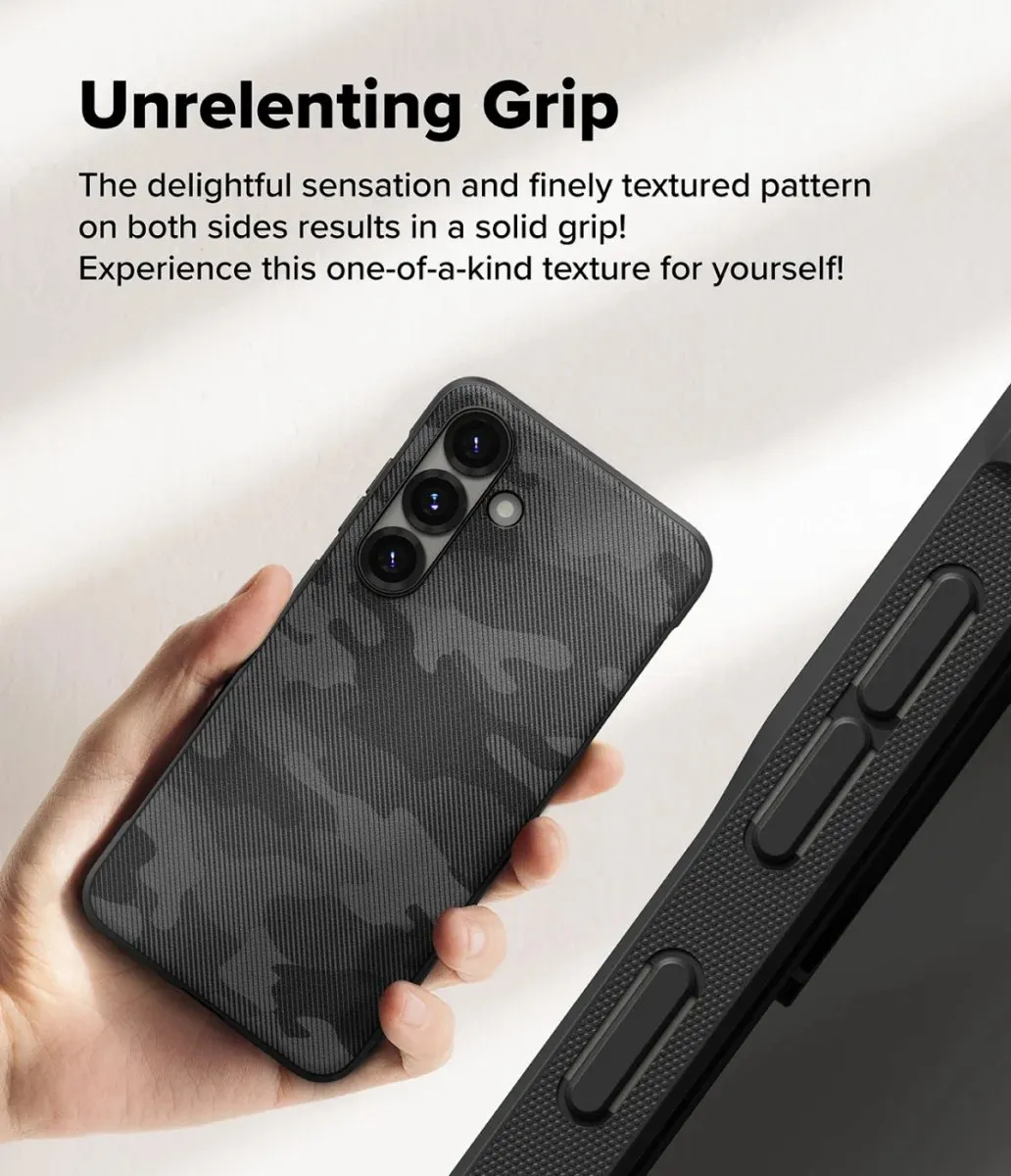 Ringke Onyx Hoesje Samsung Galaxy S25 - Camo Zwart