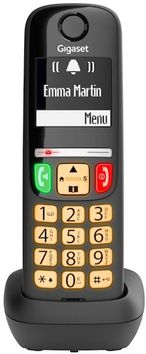Gigaset A735 Systeem - Telefoon Senioren - Zwart