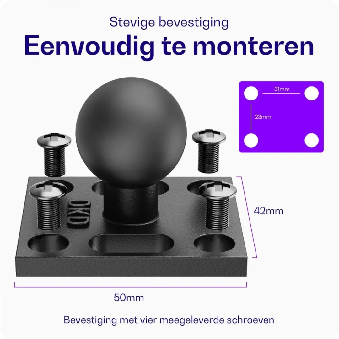 Buddi Tab Houder Universeel - 20 Inch - Zwart