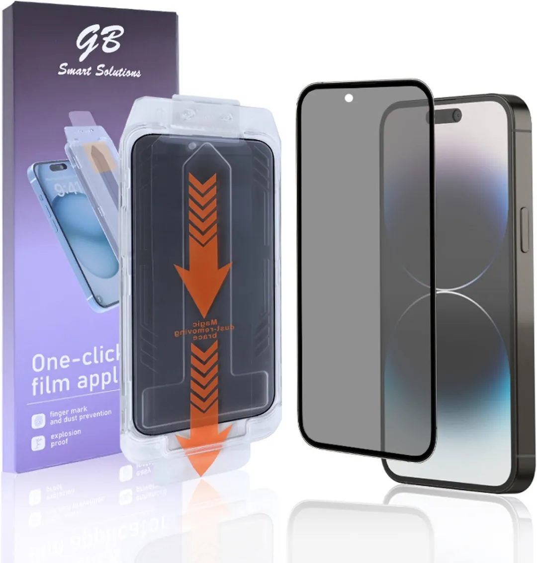 GB ProGuard Incognito Privacy Screenprotector iPhone 14 Pro