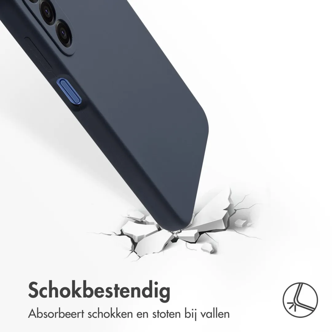Accezz Hoesje Samsung Galaxy A17 - Donkerblauw