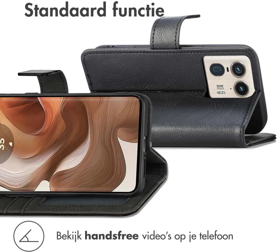 Imoshion Hoesje Motorola Edge 50 Ultra 3 Stuks - Zwart