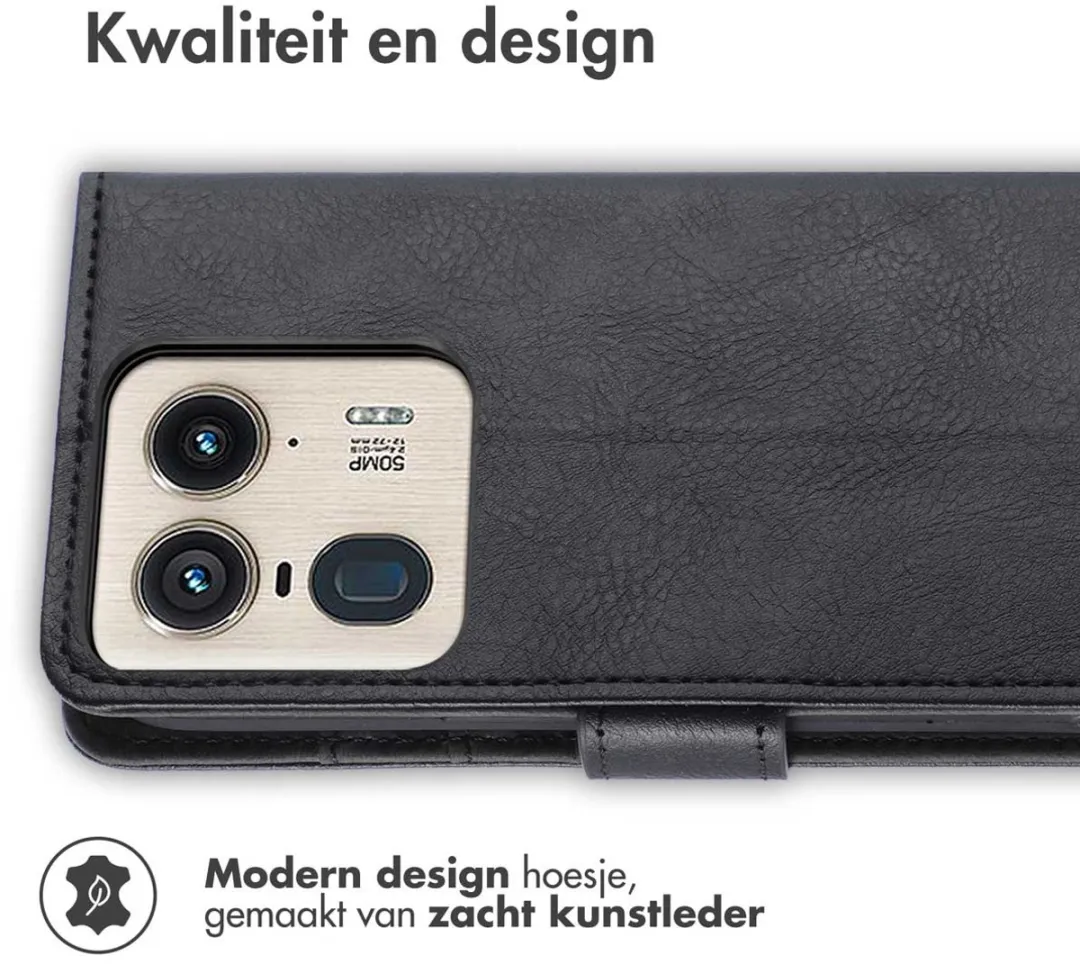 Imoshion Hoesje Motorola Edge 50 Ultra 3 Stuks - Zwart