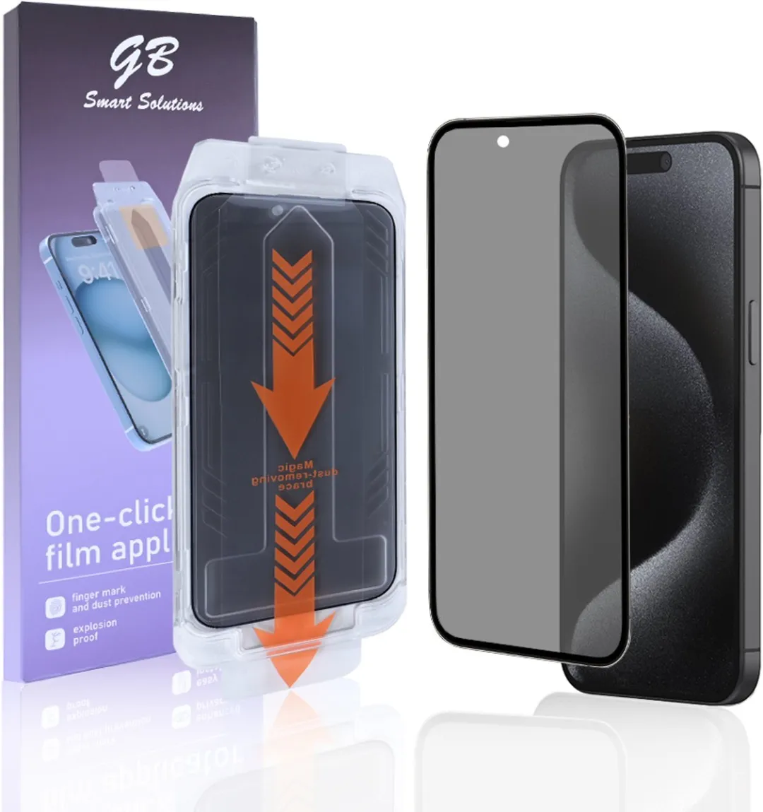 GB ProGuard Incognito Privacy Screenprotector iPhone 15 Pro