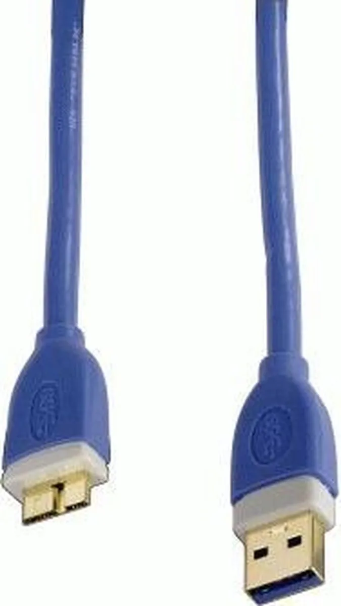 Hama USB 3.0 Kabel 3m - Blauw