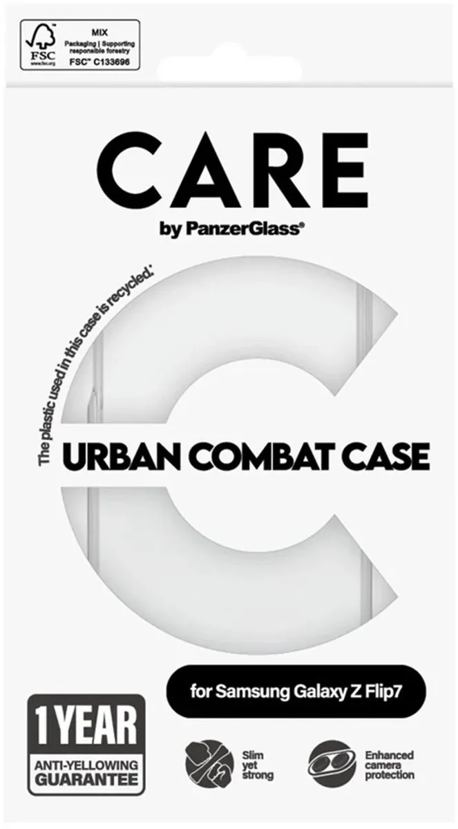 PanzerGlass Case Care Van Flagship Urban Combat 5715685026416 - Zwart