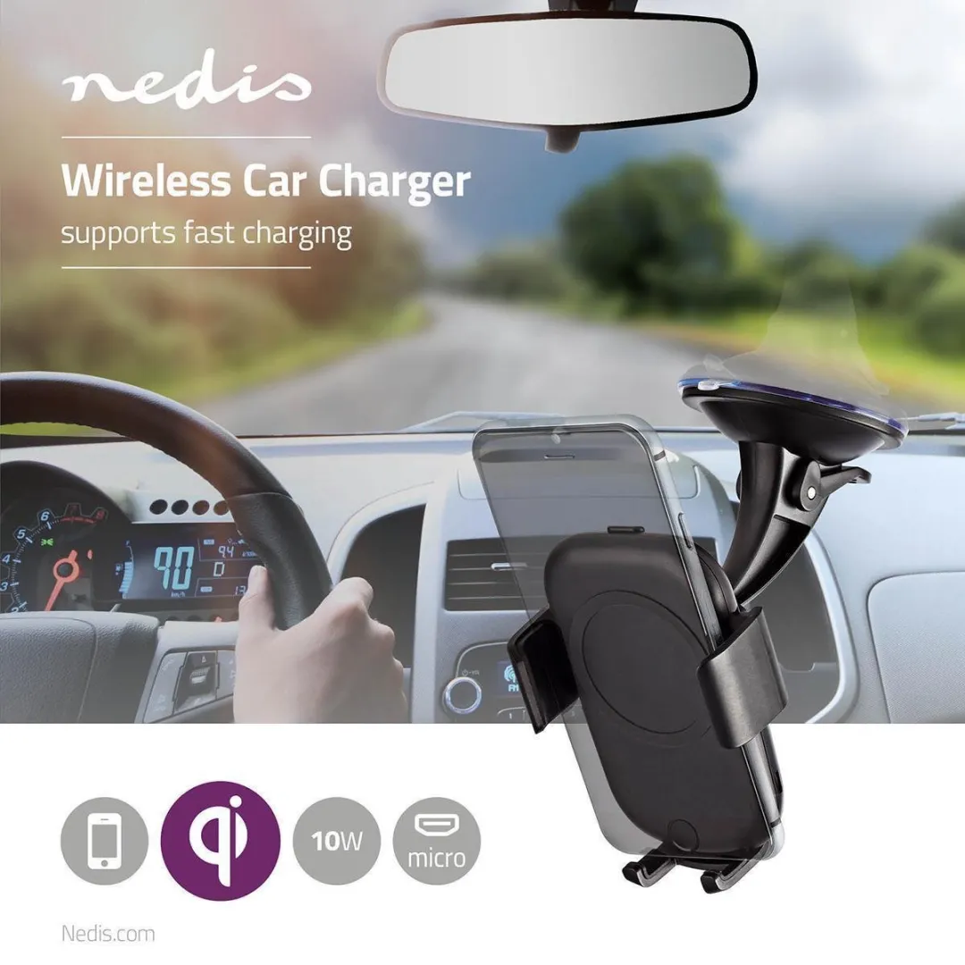 Nedis Draadloze Autolader 10W