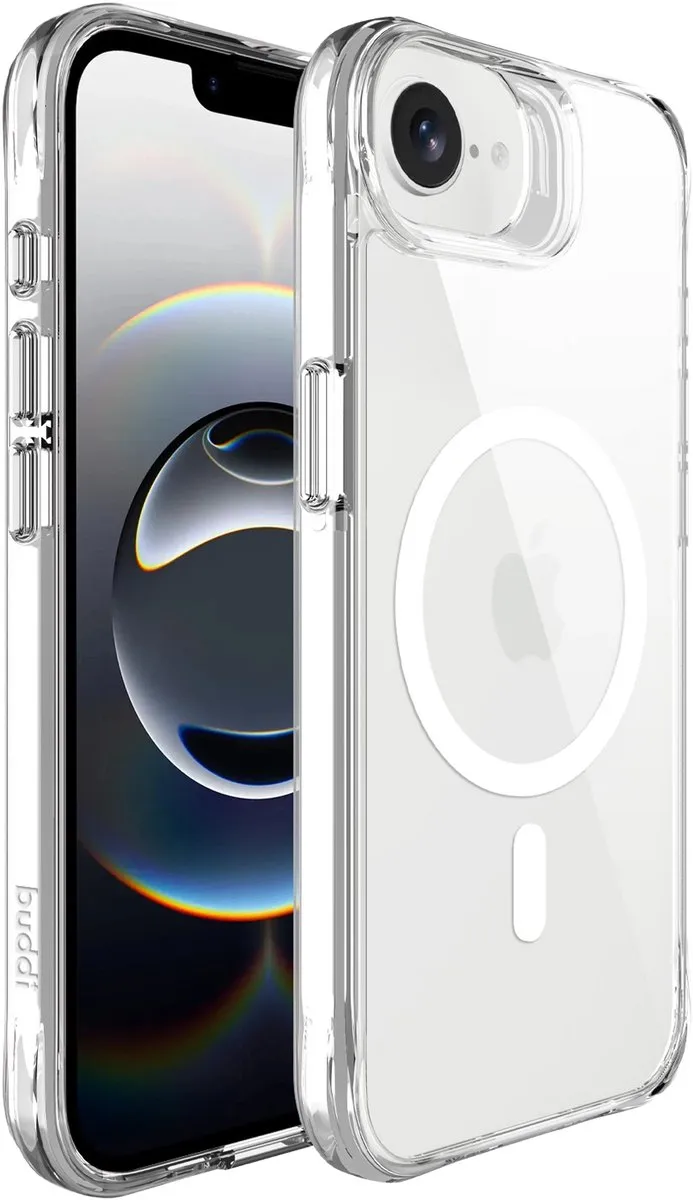 Buddi Core Hoesje iPhone 16/17 - MagSafe - Transparant