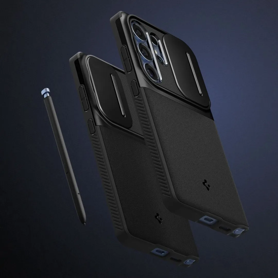 Spigen Optik Armor 13255 Hoesje - Samsung Galaxy S25 Ultra - Zwart