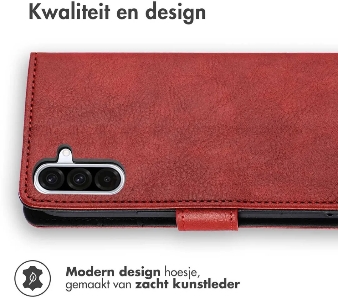 Imoshion Hoesje Samsung Galaxy A36 - 3 Pasjes Rood