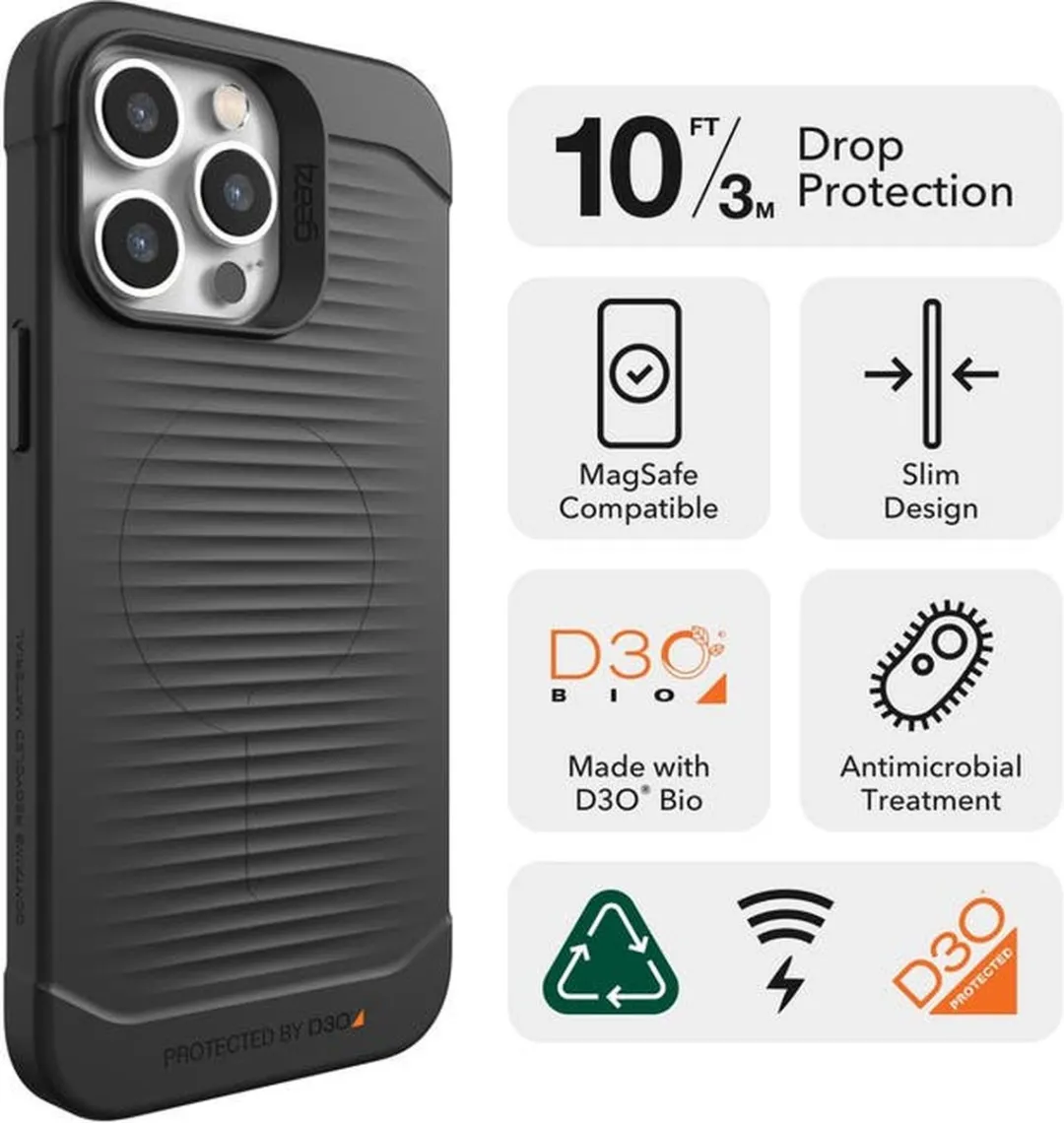 Gear4 Havana Snap Backcase iPhone 14 Pro Max - Blauw
