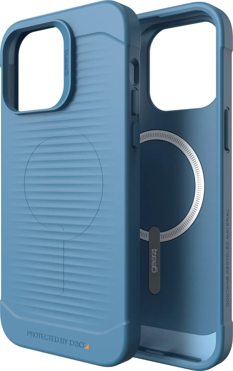 Gear4 Havana Snap Backcase iPhone 14 Pro Max - Blauw - afbeelding 6 van 6