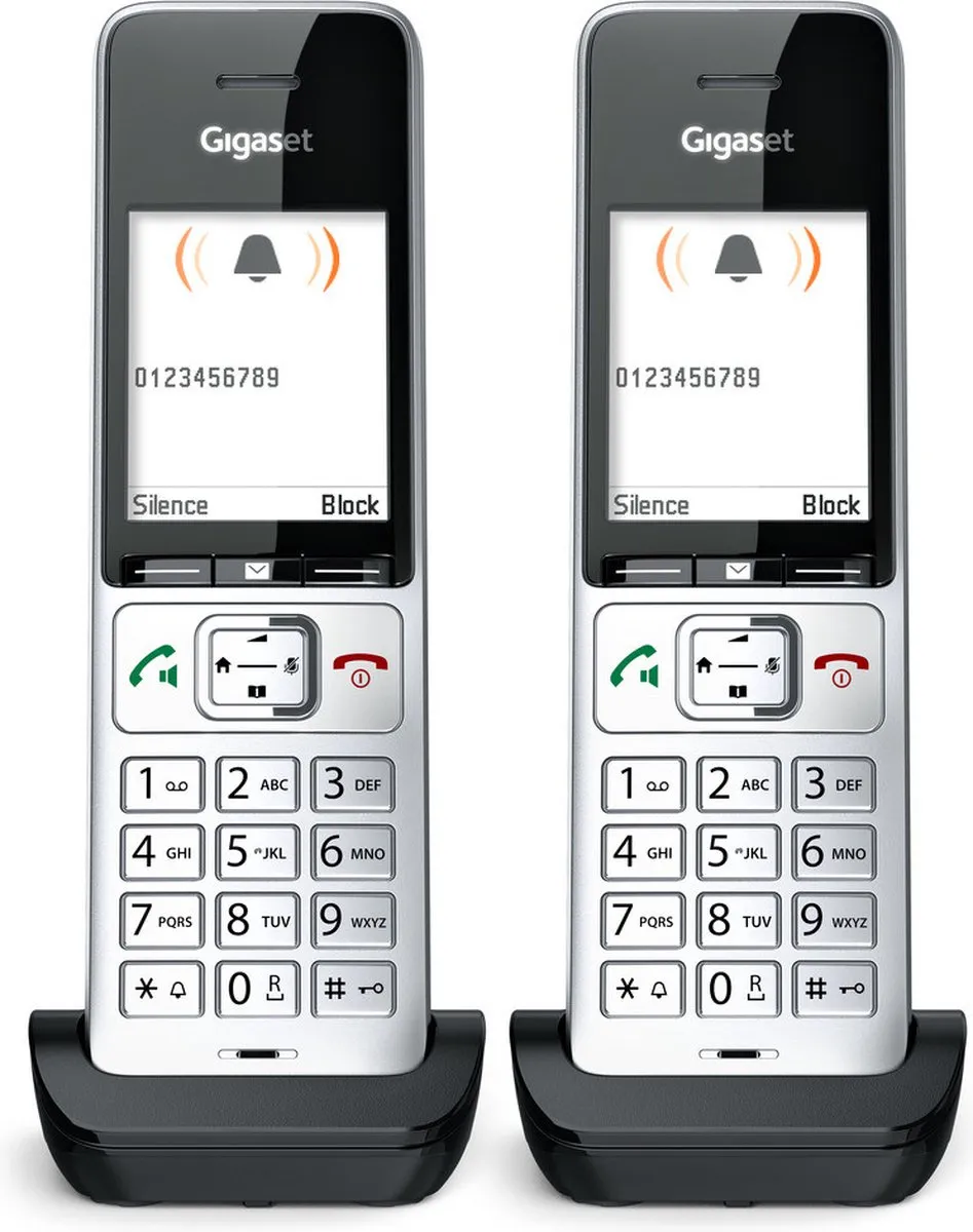Gigaset COMFORT 500HX Duo DECT Handset - 2 Stuks - Zwart/Zilver