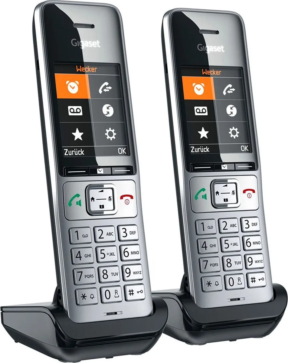 Gigaset COMFORT 500HX Duo DECT Handset - 2 Stuks - Zwart/Zilver